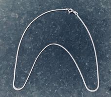 Kette Halskette Silber 925, NEU, gepunzt, 45 cm lang