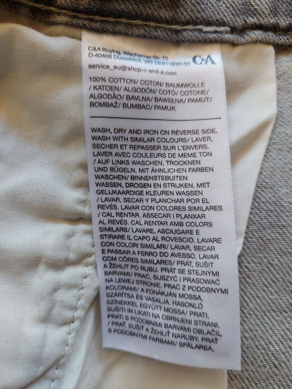 Jeans: Loose fit Jeans hellgrau – Usato da Allschwil venduto da sneluk 4