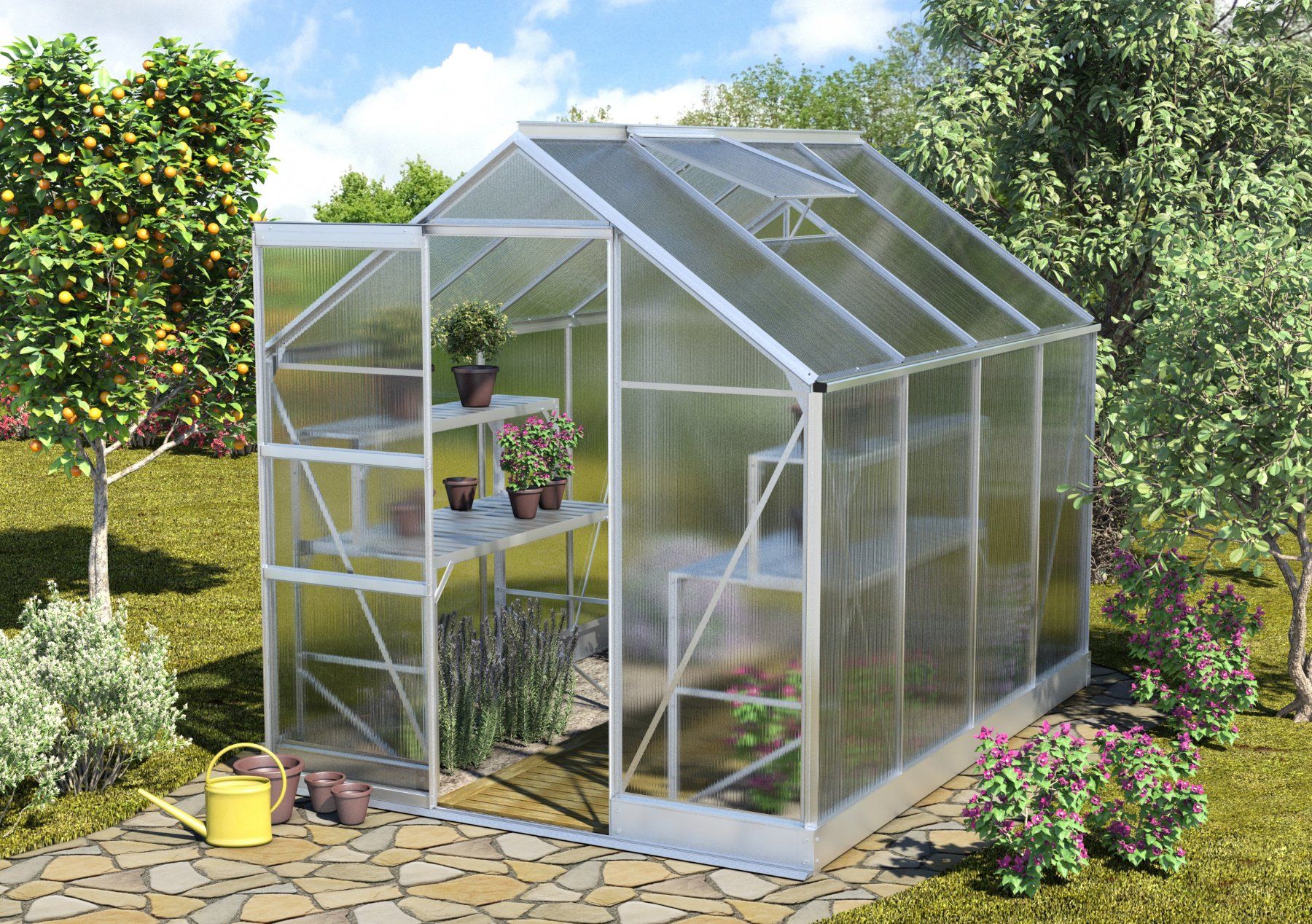 Casette da giardino & serre: Gewächshaus Apollo 5000 – Nuovo e nell'imballaggio originale da Erlinsbach venduto da Home-World