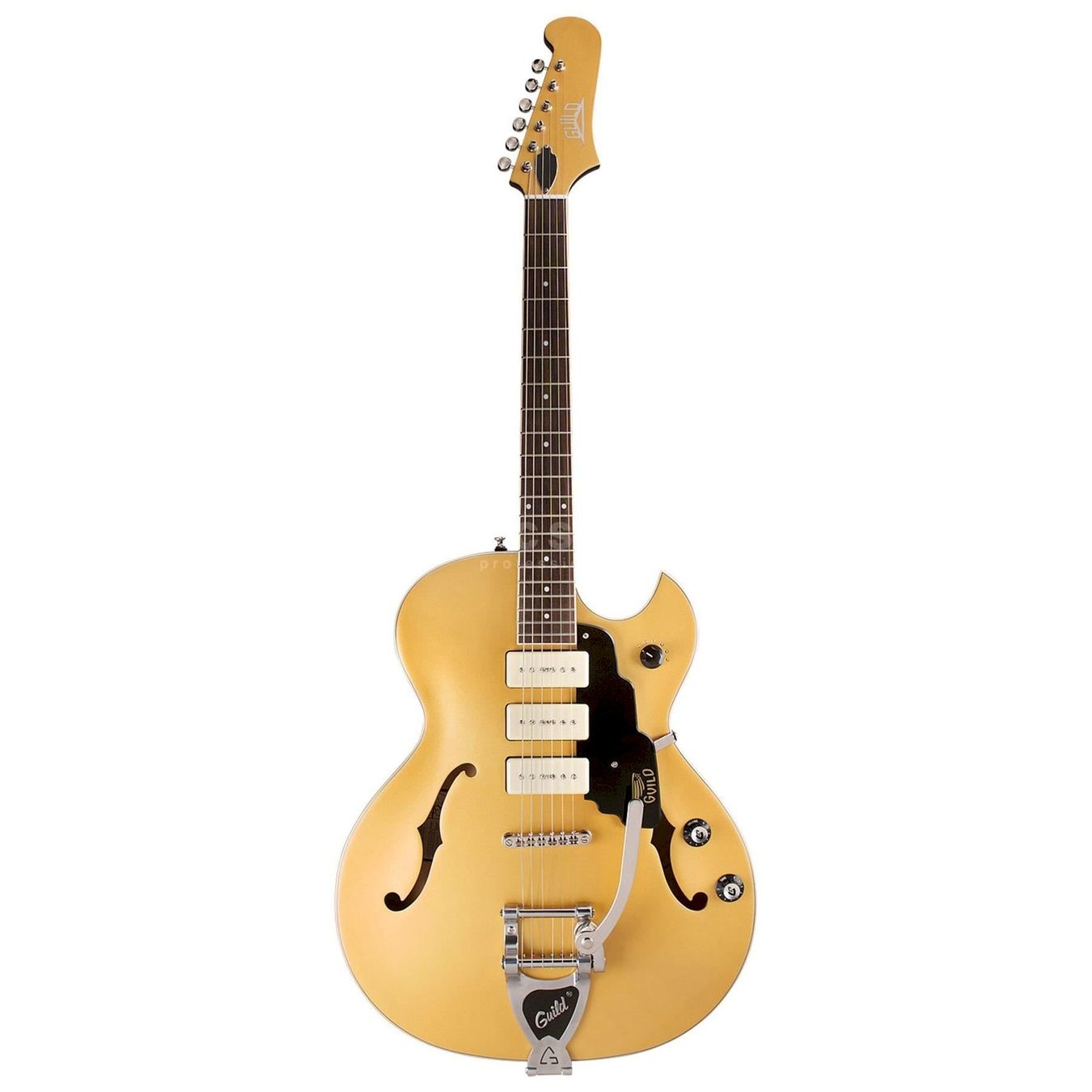 Strumenti ad arco e pizzico: Guild Starfire I Jet 90 Gold Top – Nuovo e nell'imballaggio originale da Bottighofen venduto da zaap 1