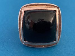 Silberring ONYX CARRÉ (54)