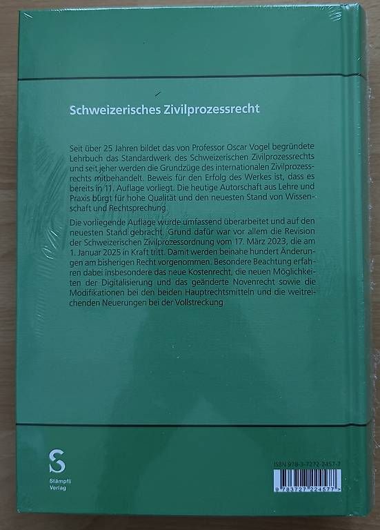 Libri: Schweizerisches Zivilprozessrecht – Nuovo e nell'imballaggio originale da Baar venduto da AlisaBXX 1
