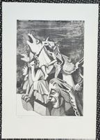 Lithografie handsigniert Rainer Dorwarth 1979   (ID b4520)