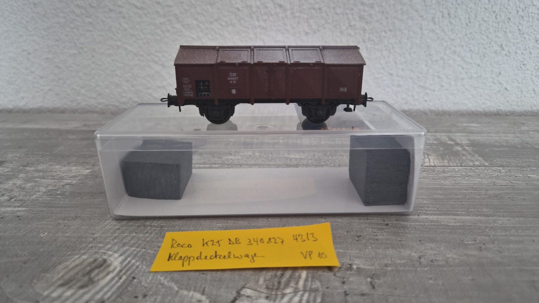 Roco Modellini di ferrovie: H0/DC Analog / Roco Klappdeckwagen, top rar – Nuovo (secondo la descrizione) da Dielsdorf venduto da Haesi0