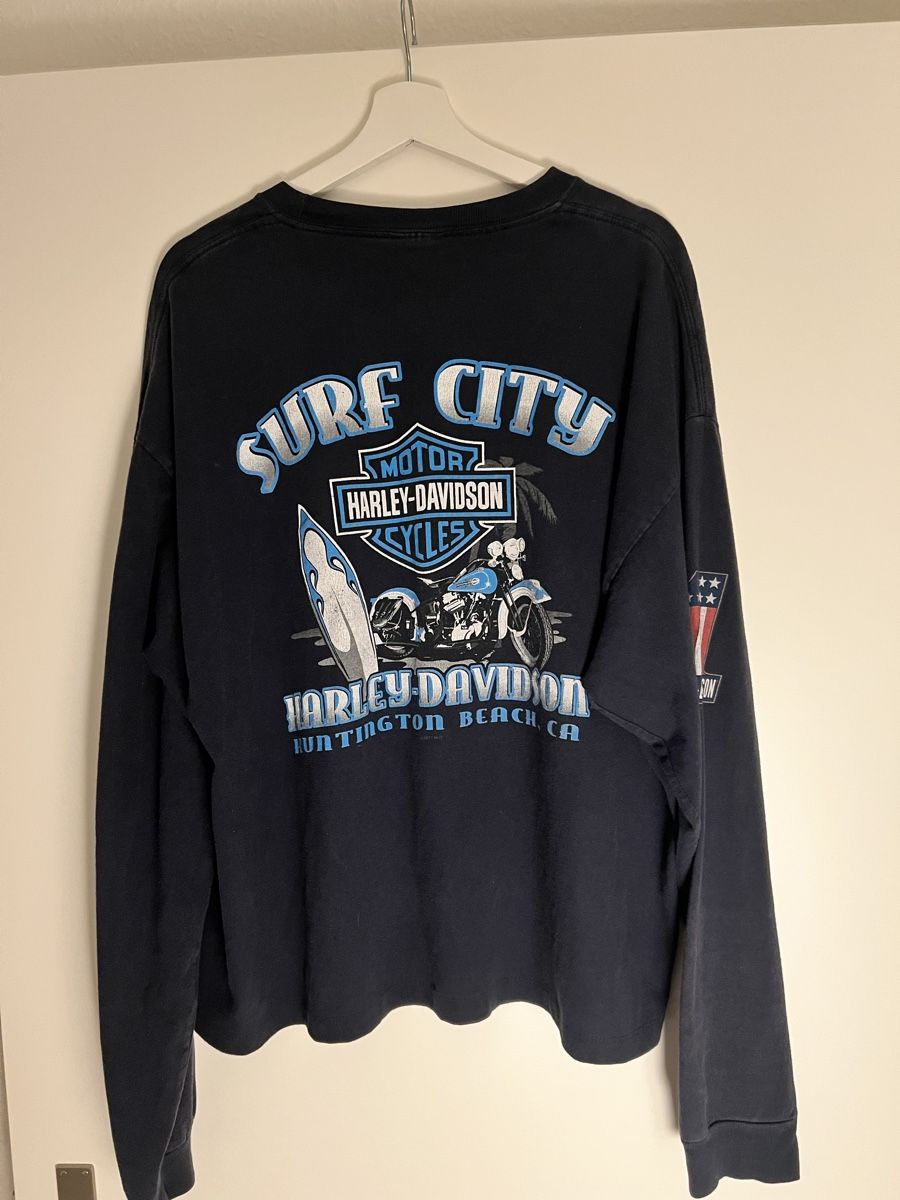 Harley-Davidson T-shirt: Harley Davidson Blue Long sleeve  – Usato da Zürich venduto da len_898j 2