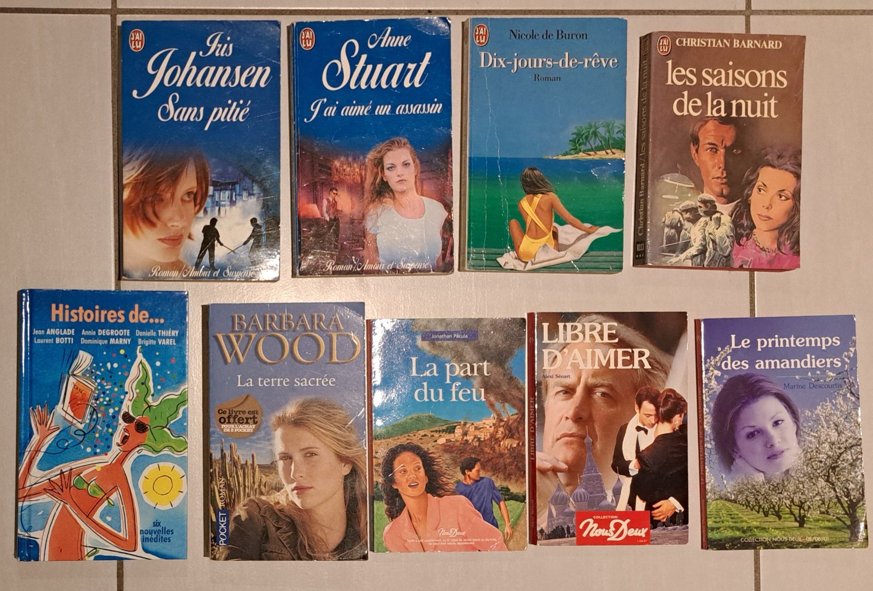 Libri: Livres - romans - 9 livres – Usato da Sierre venduto da sabr11