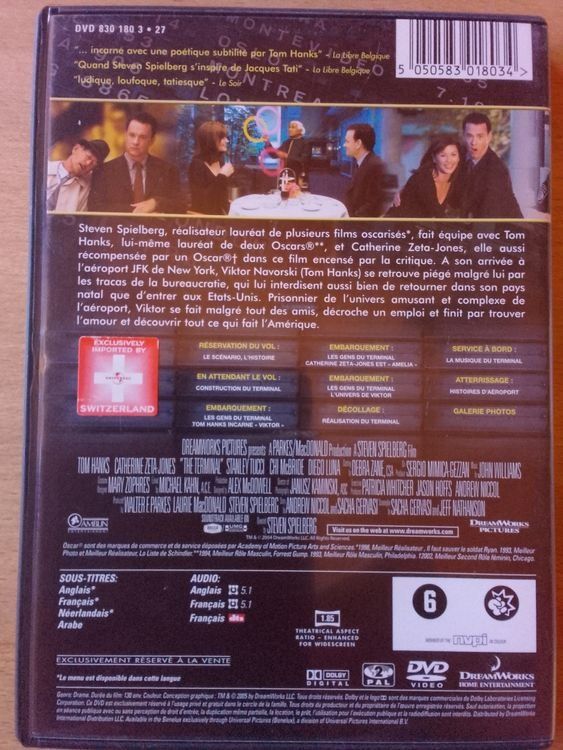 Tutti i DVDs: DVD Le Terminal, édition Spéciale 2 Discs – Usato da Nods venduto da Tiberias 1