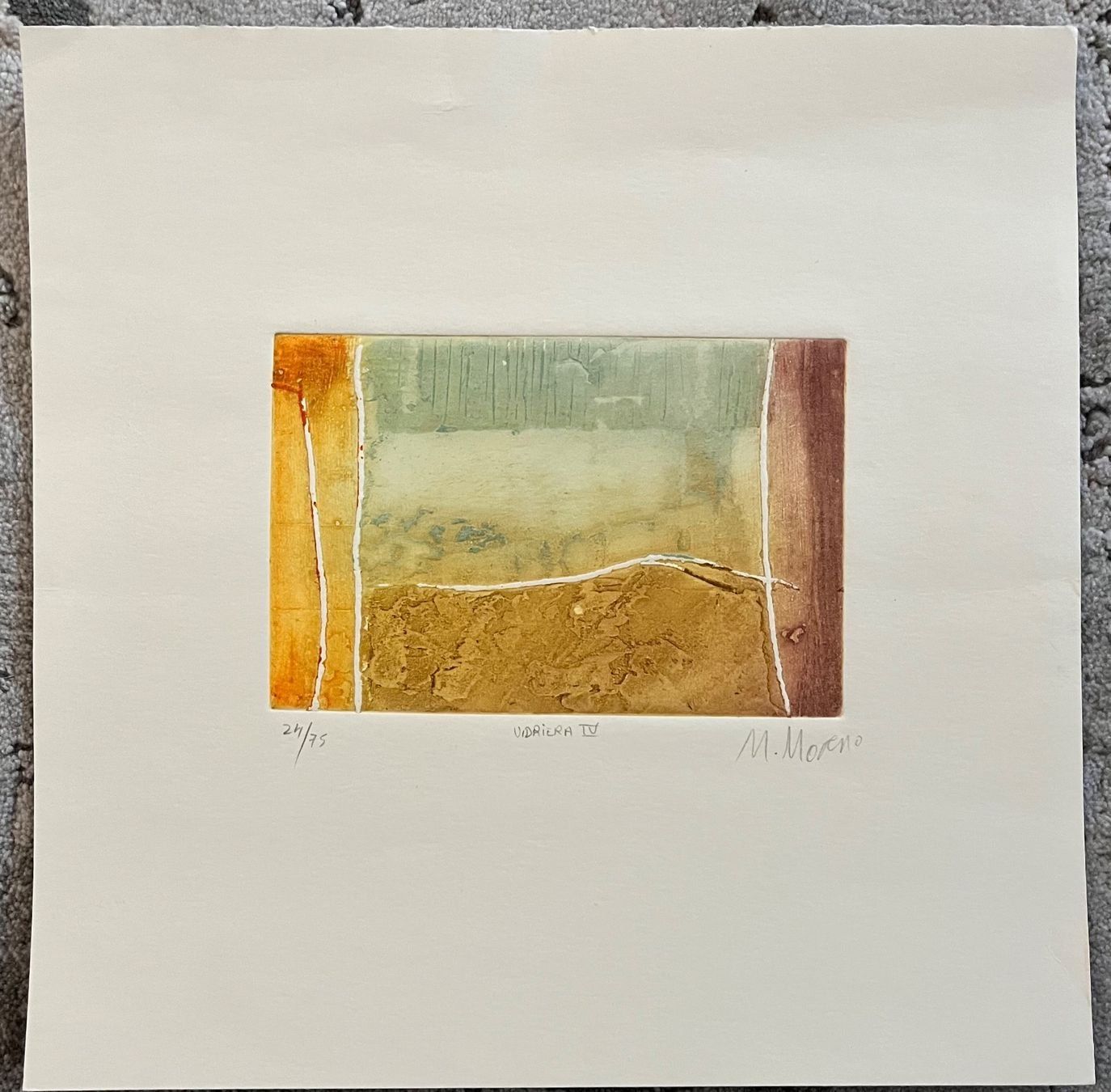Grafiken & Lithographien: MICHAEL MORENO RADIERUNG SIGNIERT NUMMERIERT – Gebraucht aus Gersau von grafik-kunst 7