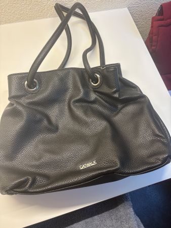 Damen Handtasche Schwarz, NEU