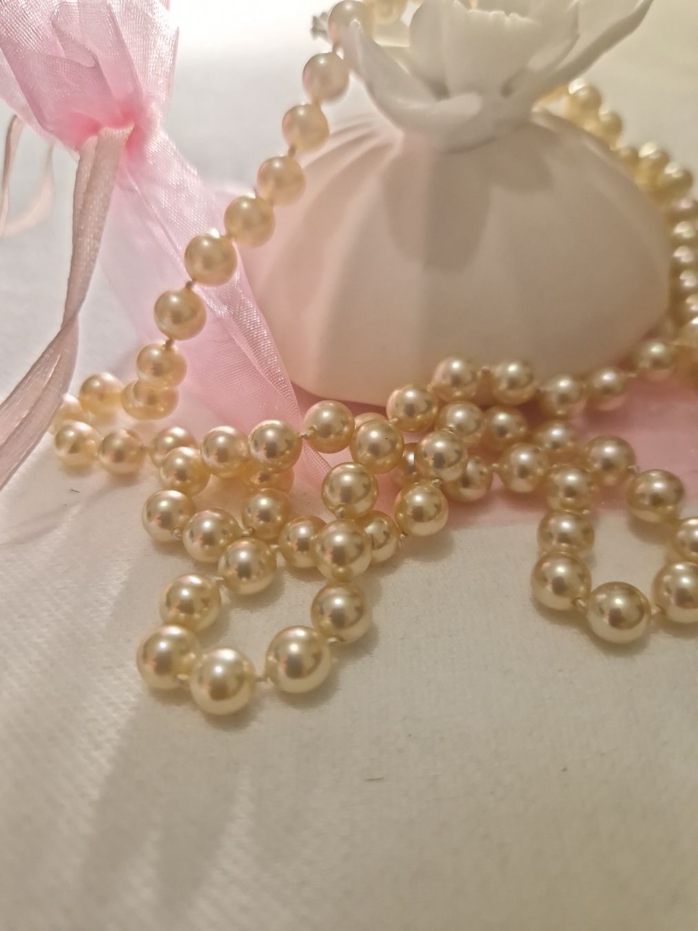Catenine: Schmuck kette mit Perlen – Usato da Effretikon venduto da rinuom01 3