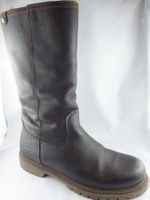Panama Jack Lederstiefel mit Warmfutter dunkelbraun Gr. 39