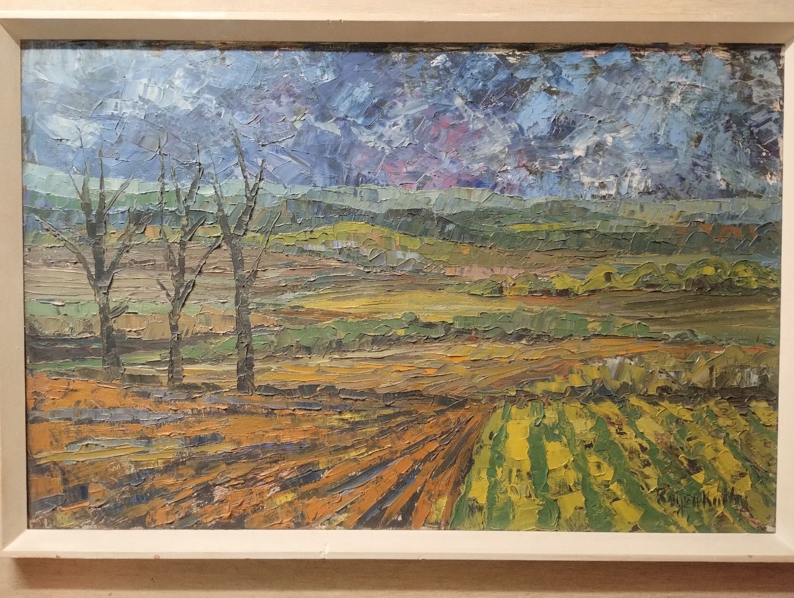 Dipinti: Roger Kathy, Gemälde Landschaft mit Bäumen, Sommerlandschaft – Nuovo (secondo la descrizione) da Zürich venduto da danihell 6