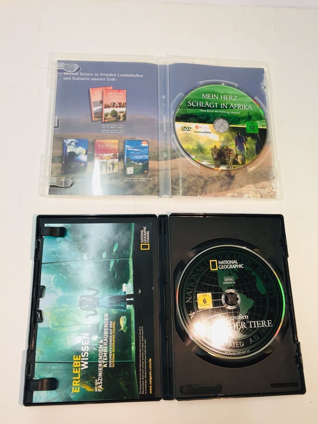 Tutti i DVDs: 2 x DVD Tiere & Afrika – Usato da Schaffhausen venduto da sparzone 8
