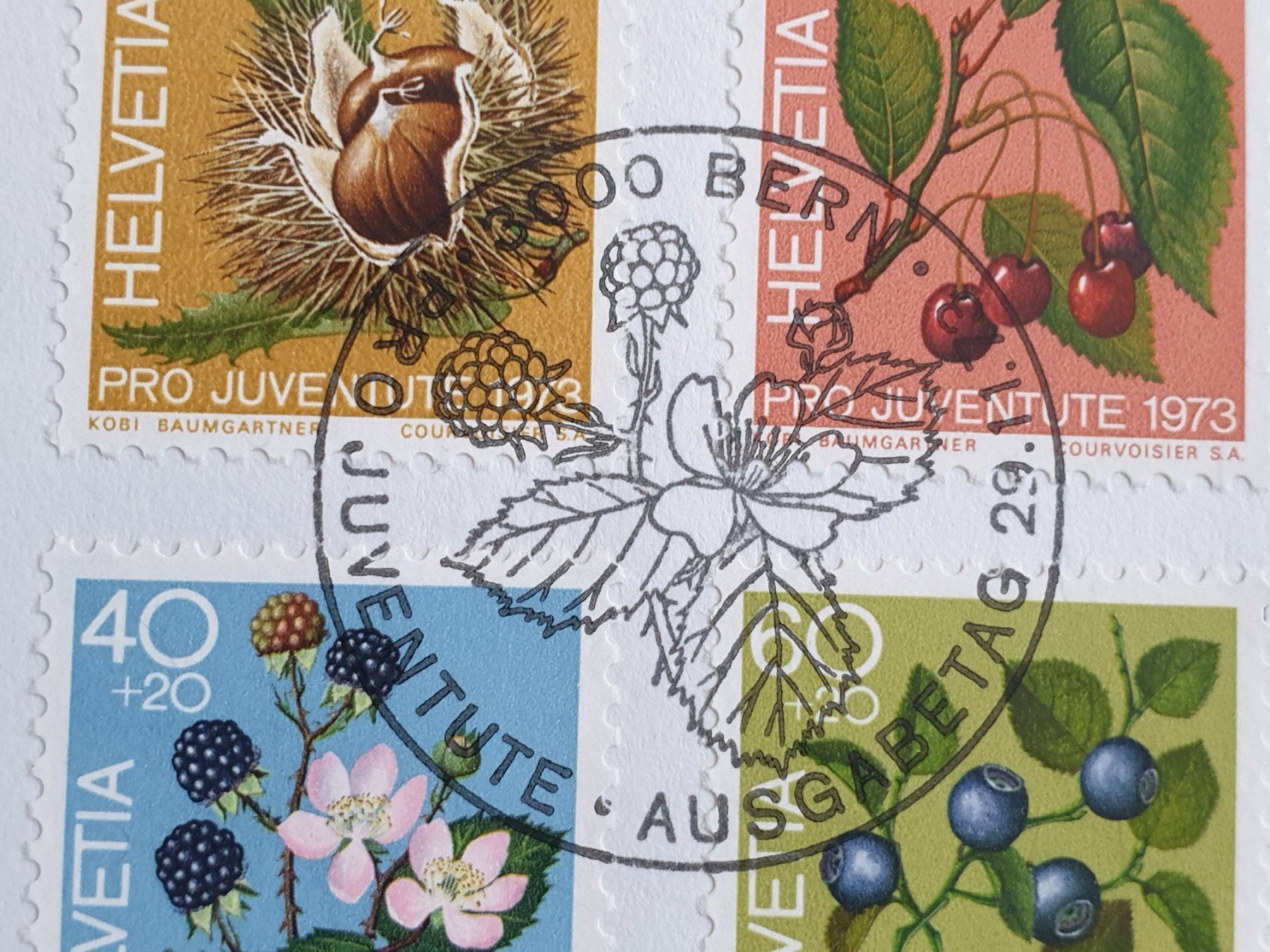 Tutti i francobolli: (20) Pro Juventute 1973 mit ET Stempel – Usato da Schwarzhäusern venduto da Inot3 2
