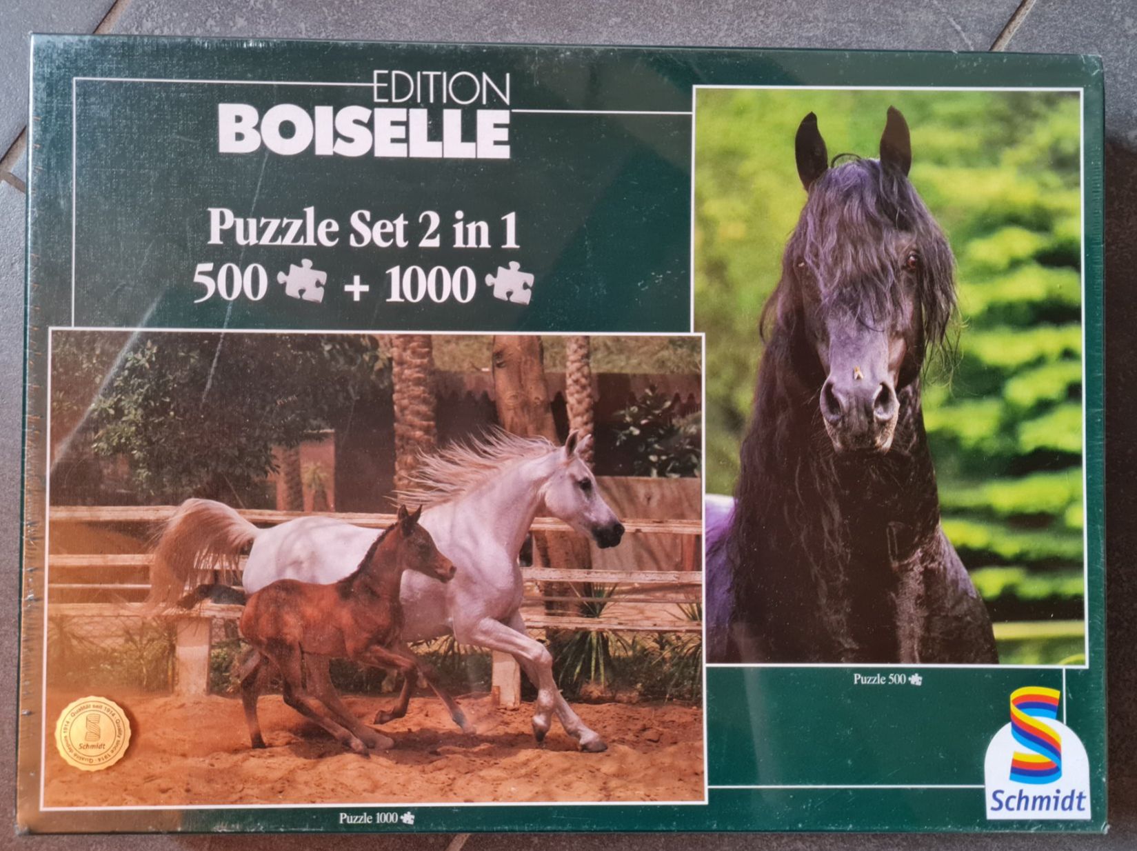 Puzzle: Neues Puzzle "Pferde" – Nuovo e nell'imballaggio originale da Ochlenberg venduto da Crashdown