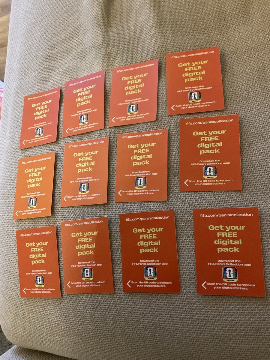 Panini Sammelbilder & Trading cards: 2026 Panini FIFA Digital Sticker Packs - 12 Codes – Neu (gemäss Beschreibung) aus Jona von Rubinrot