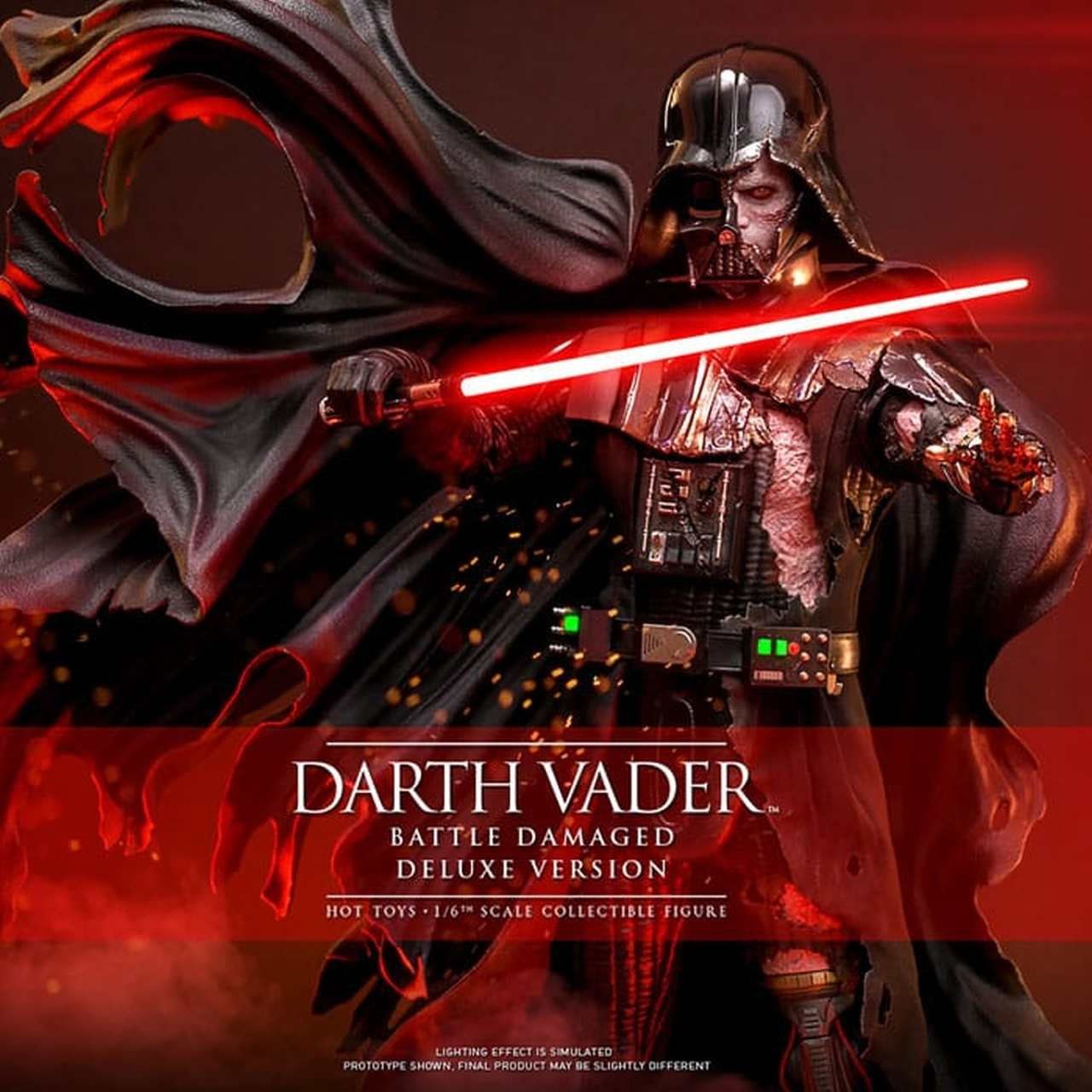 Hot Toys Statuette: Hot toys Darth Vader Battle Damanged Version – Nuovo e nell'imballaggio originale da Aarau Rohr venduto da tobinogio
