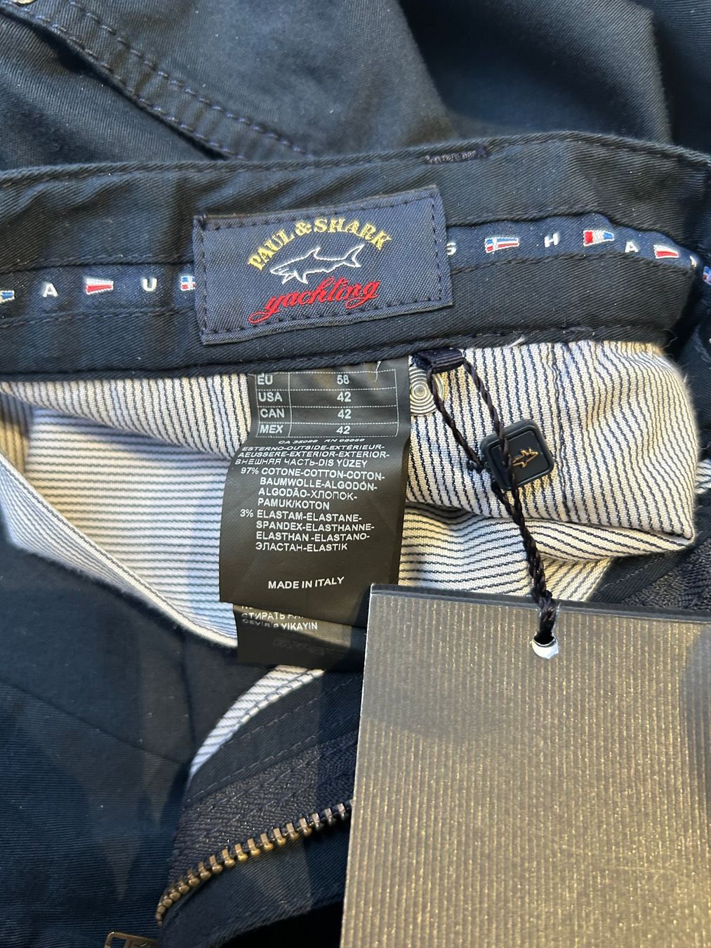 Paul & Shark Hosen: Paul & Shark Hose 5-pocket navy Gr. 58, neu – Neu und originalverpackt aus Glattpark(Opfikon) von Cmberger 4