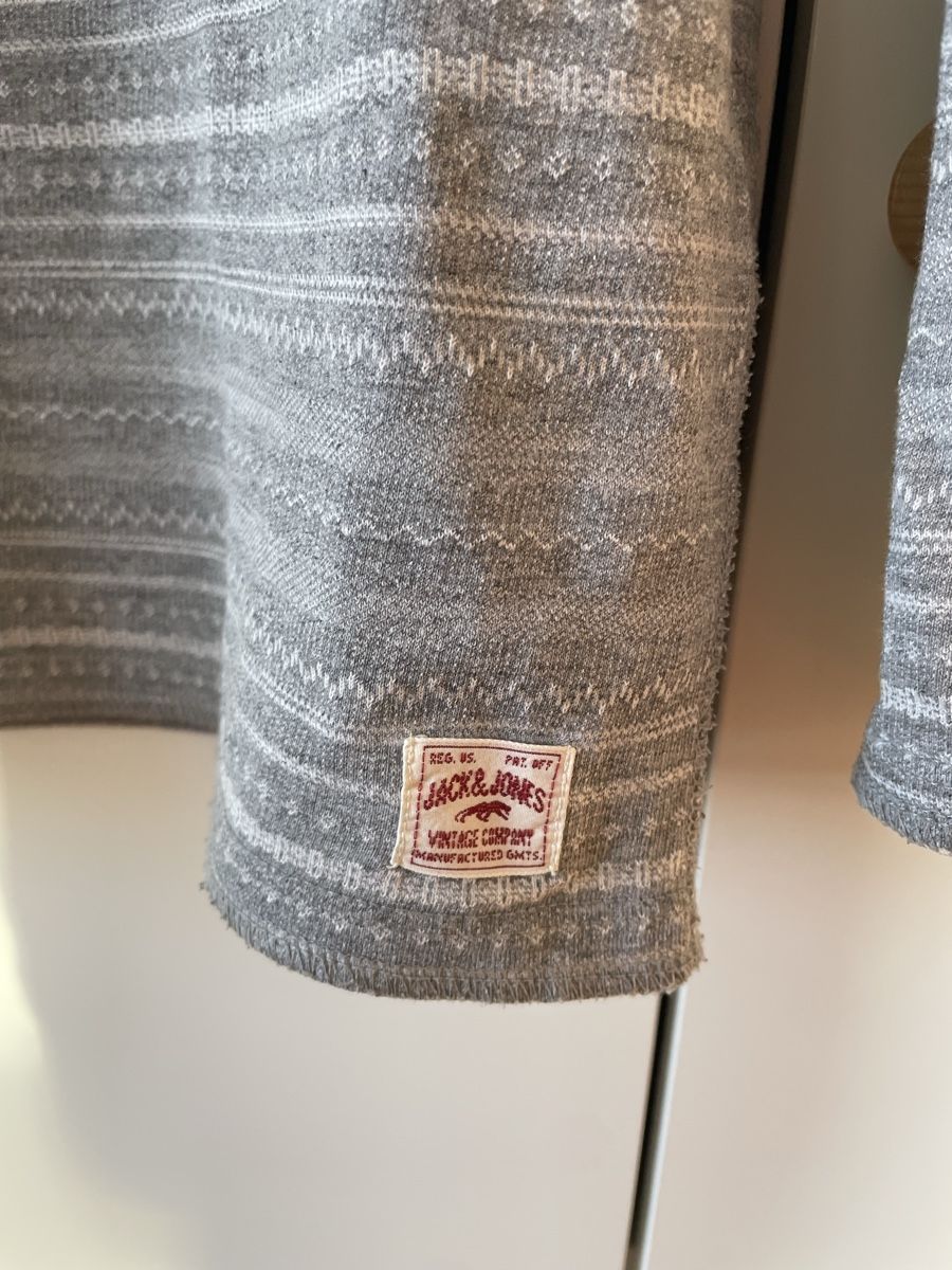 Jack & Jones Maglioni & Felpe: Jack & Jones Langarmshirt, Grau, Gr. L – Usato da Neukirch an der Thur venduto da bee88 3