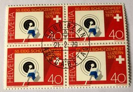 4 er Block Nr.623 mit Vollstempel Bern