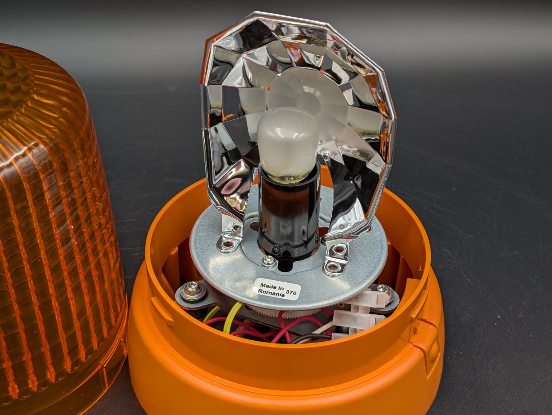 Lampade: Orange Rundumleuchte Warnblinklicht Drehlicht 220V – Nuovo (secondo la descrizione) da Winterthur venduto da Hint17 5