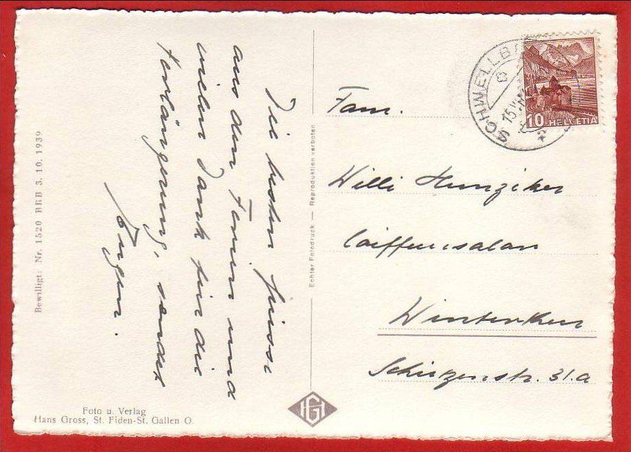 Ansichtskarten: SCHWELLBRUNN MIT SÄNTIS, GROSSFORMAT – Gebraucht aus Grüningen von Kartenlaube 1