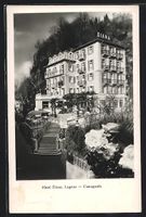 AK Lugano-Castagnola, Hotel Diana, 1933