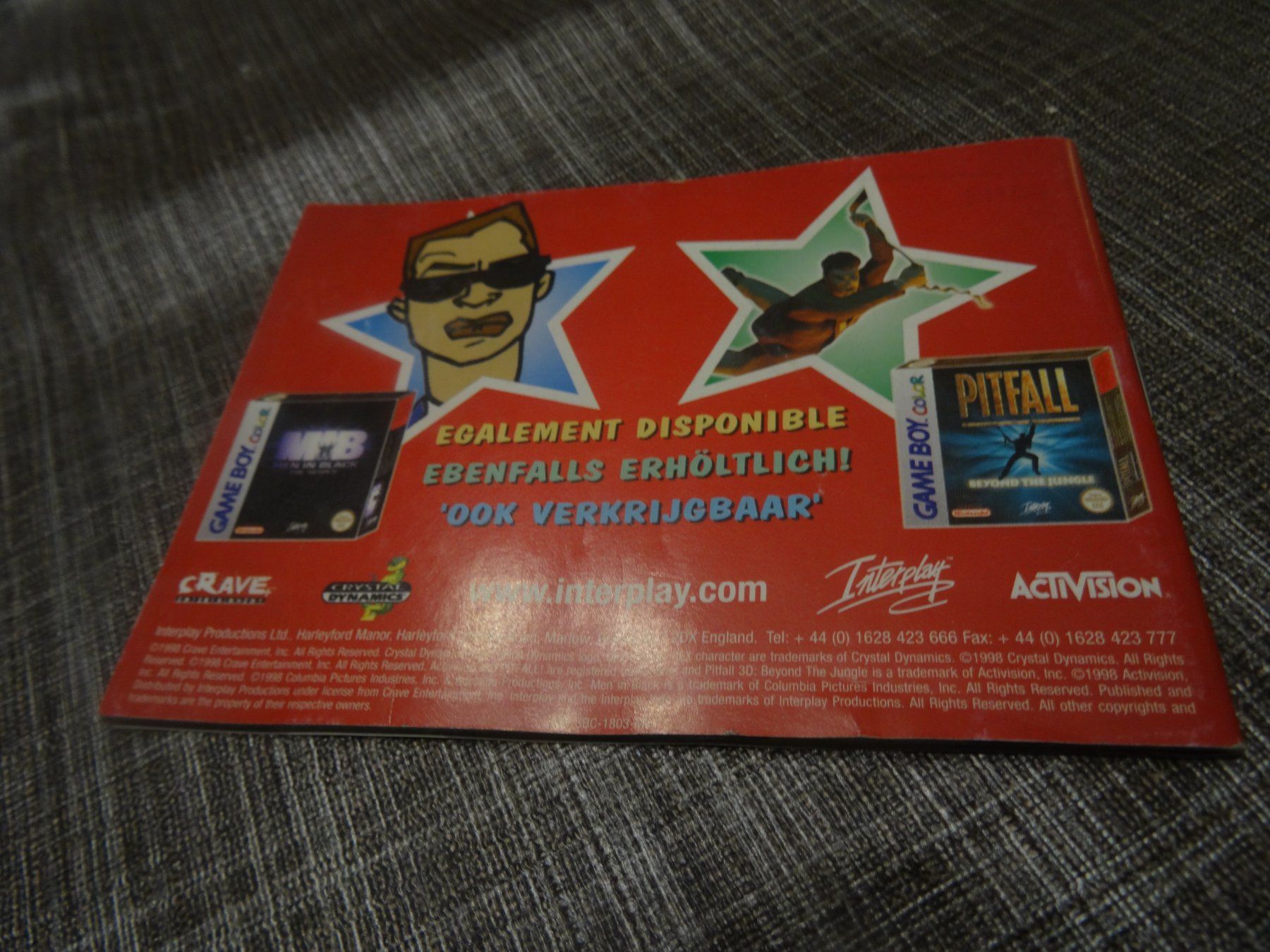 Nintendo Giochi: Anleitung zu GEX - Enter the Gecko GAMEBOY COLOR – Usato da Olten venduto da Disc-Ausverkauf 1