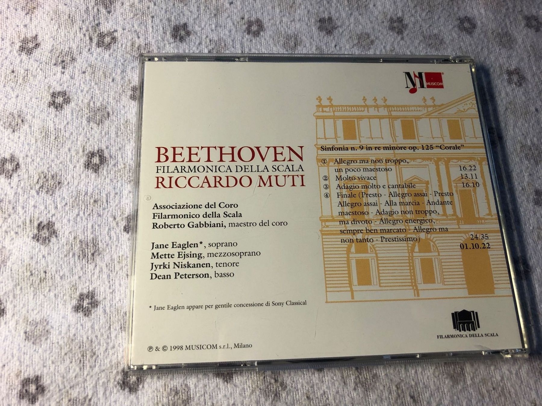 CD: Beethoven - Sinfonie Nr. 9 "Chorale" - Muti CD – Usato da Schübelbach venduto da Bemafaja 1