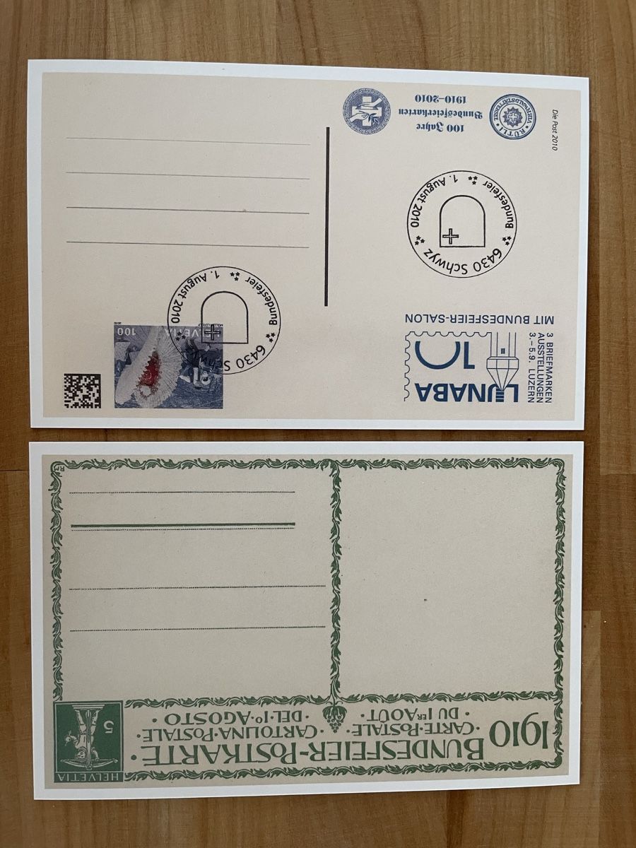 Cartoline postali: AK Bundesfeier / Die Wächter der Heimat – Nuovo (secondo la descrizione) da Rümlang venduto da euqinom16 1