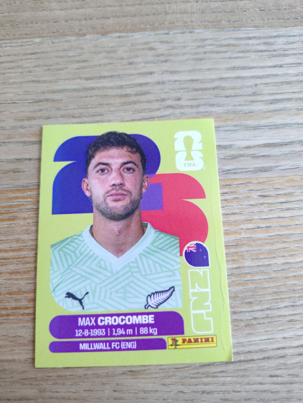Panini Carte collezionabili: Fussball Sticker NLZ 2 Max Crocombe Panini  – Nuovo e nell'imballaggio originale da Steinmaur venduto da Cinderella309