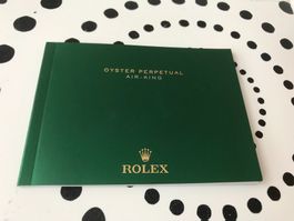 ROLEX ORIGINAL - AIR-KING OPERATING - INSTRUCTIONS - DE !!!