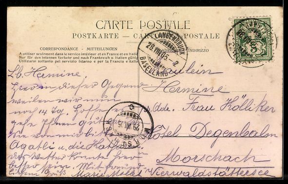 Cartoline postali: AK Langenbruck, Teilansicht mit Hotel – Usato da Berlin venduto da bartko-reher 1