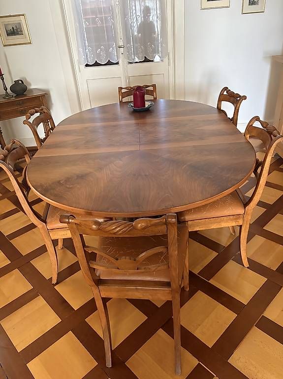 Set di tavolo e panche: Tisch und 6 Stühle – Usato da Volketswil venduto da SilviaWerder 1