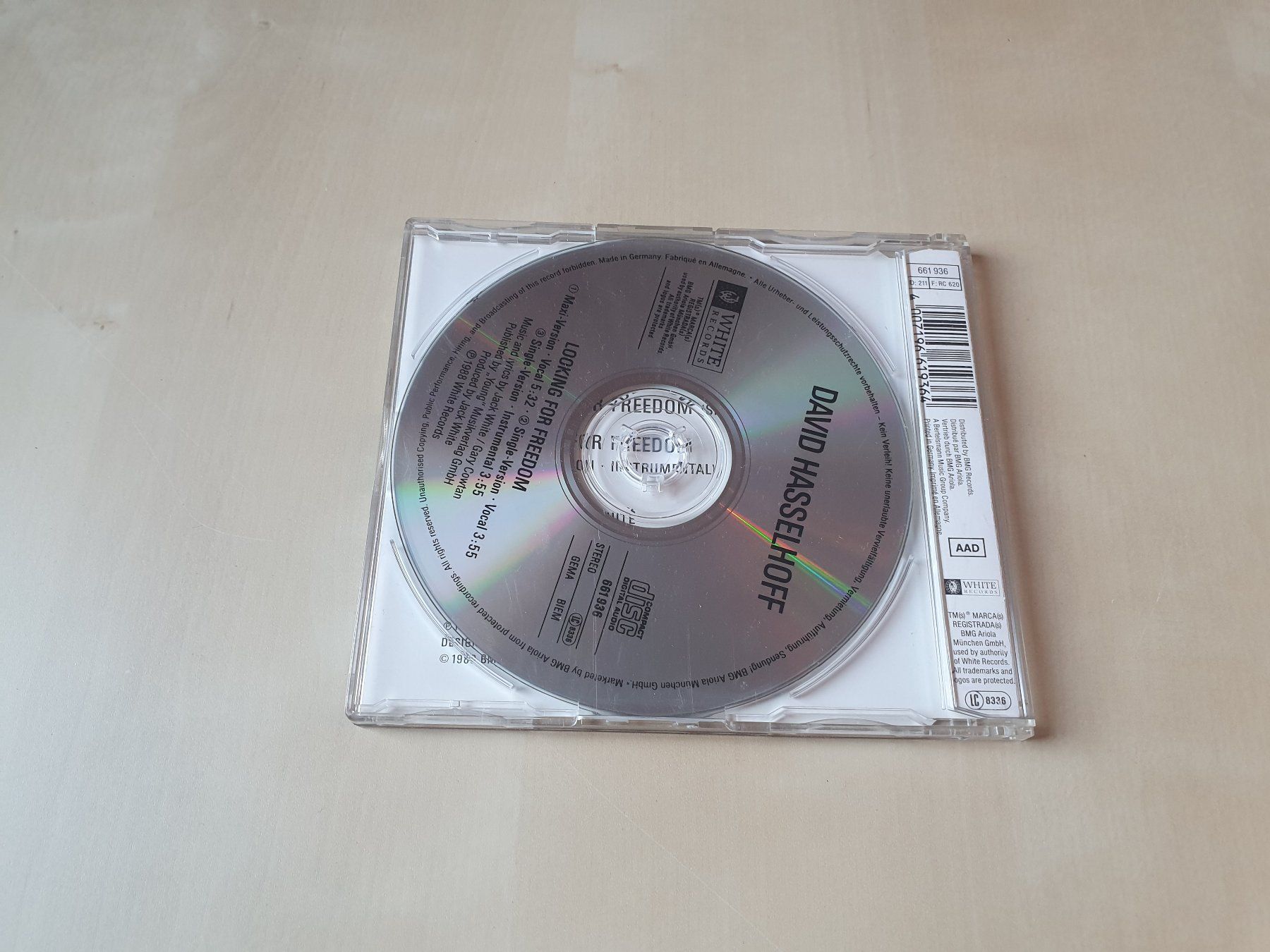 CDs: David Hasselhoff Looking for Freedom Maxi CD – D'occasion à Stansstad par collectorsshop 1
