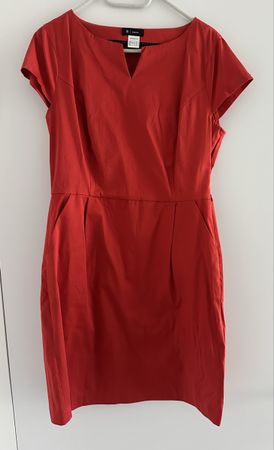 Vestito rosso La Redoute, taglia 42, elegante