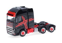 1:87 Volvo FH GL XL 2020 mit Schwerlastturm, schwarz/rot