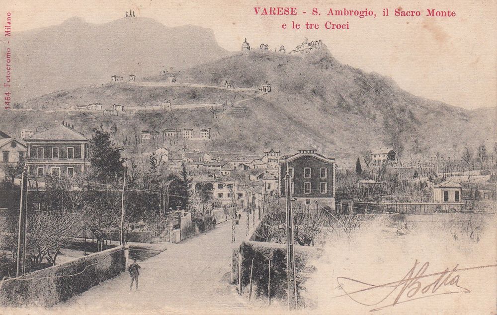 AK Varese S. Ambrogio e Sacro Monte. Animata 1901 Kaufen auf Ricardo