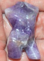 Deko - Heilstein A-318 – Torso – Amethyst – ca. 3,5 cm