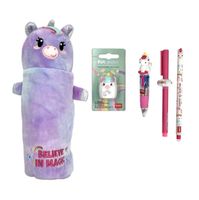 LEGAMI LOT DE 5 PIECES PAPETERIE LICORNE