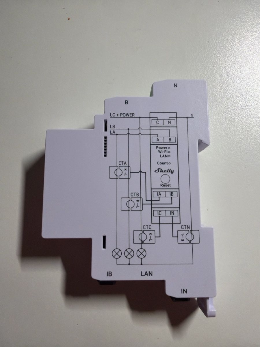 Shelly Componenti elettronici: Shelly Pro 3EM Three Phase Energy Meter DIN Rail New – Nuovo (secondo la descrizione) da Auw venduto da 0pen5pace 4