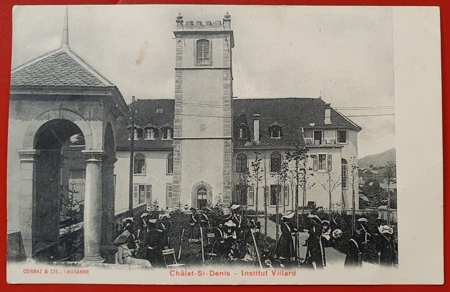 Cartoline postali: Chalet St.Denis - Institut Villard 1910 – Usato da Kreuzlingen venduto da Rschweiz1