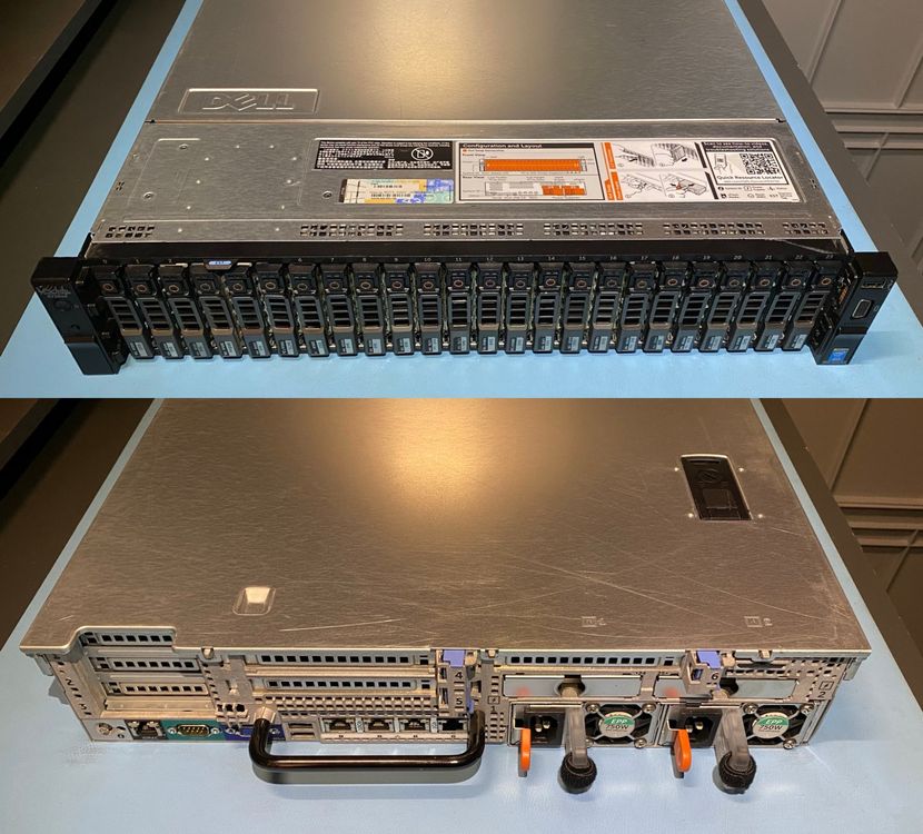 Dell R730XD 2xE5-2680v4, 24+2SFF, 1024GB, 28.8TB SAS, Rails (Gebraucht ...