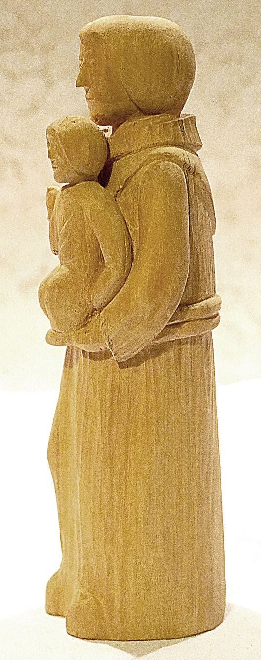 Sculture & Statue: Hl. Antonius von Padua mit Jesus-Kind – Usato da Baar venduto da 2cvbaar 2