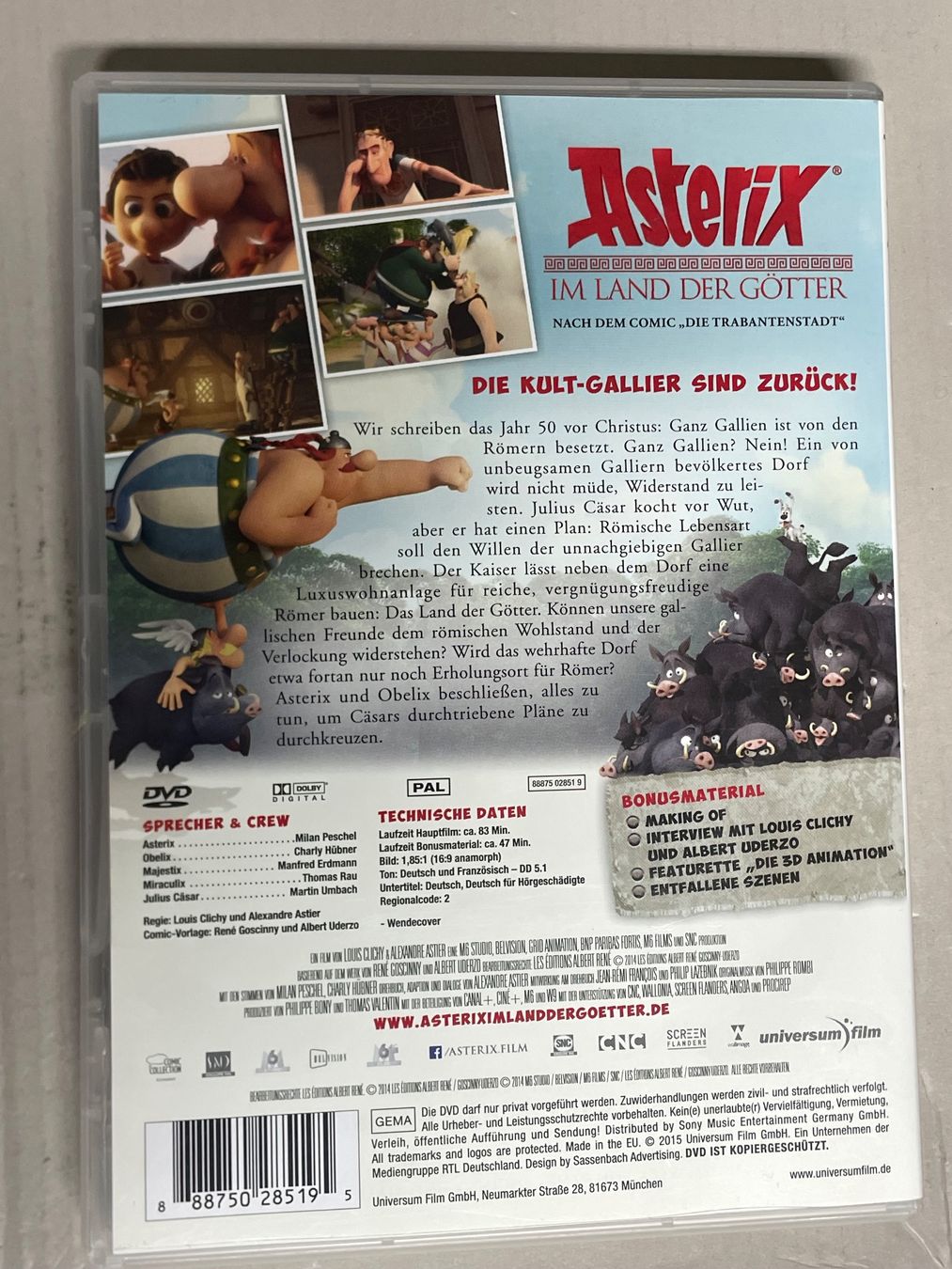 Tutti i DVDs: Asterix im Land der Götter – Usato da Muri b. Bern venduto da AdidasCollector 1