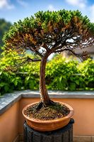 Alter Wacholder-Bonsai (Juniperus chinensis) 50+ Jahre alt