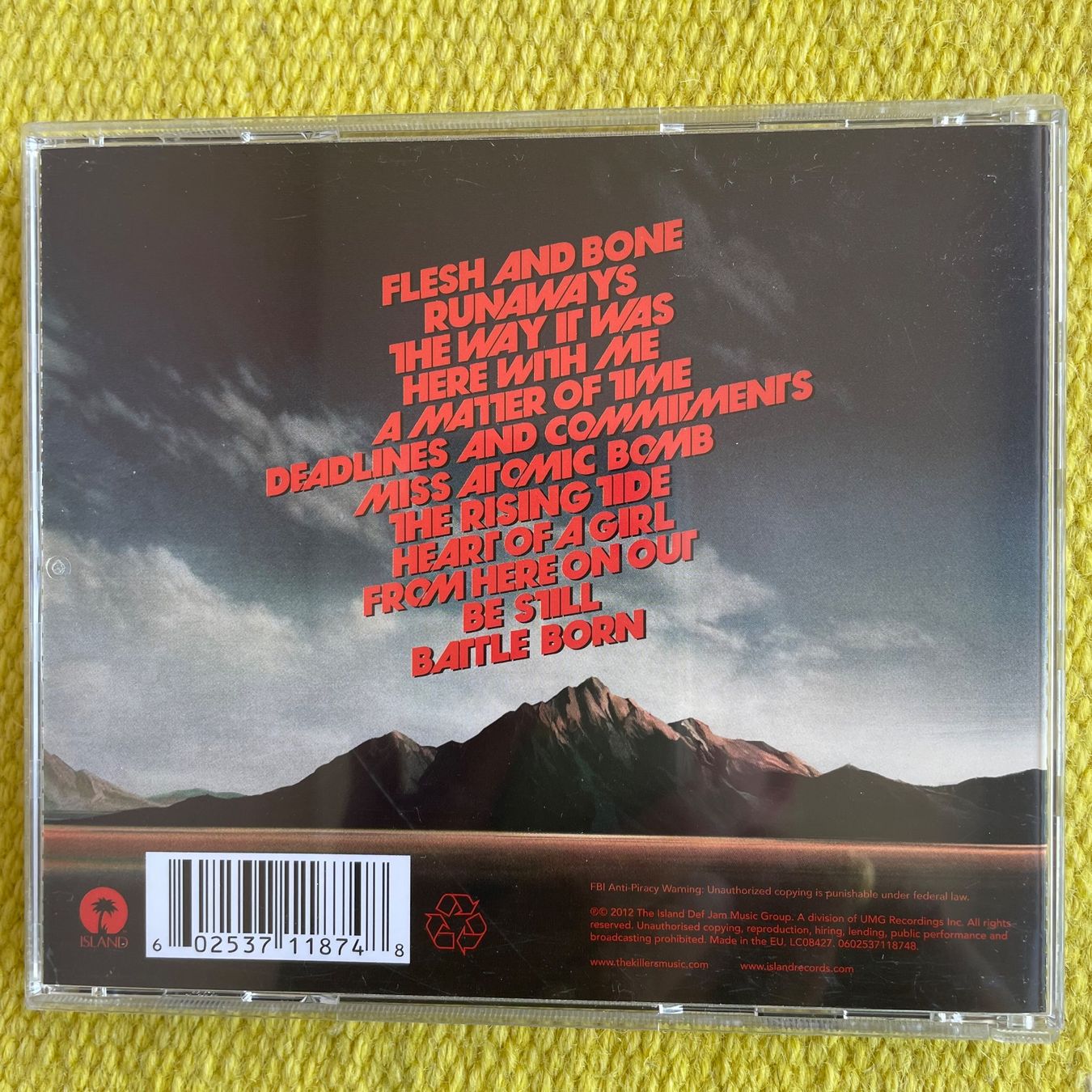 CDs: THE KILLERS-BATTLE BORN – Gebraucht aus Rorschacherberg von CD-Roli 1