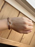 Bracelet brun-doré