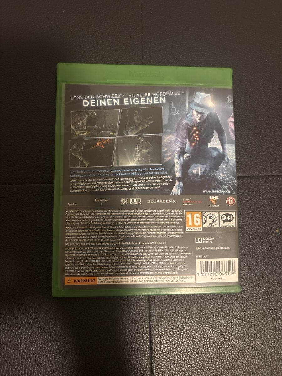 Giochi: Xbox One - Murdered Soul Suspect – Usato da Balgach venduto da robkgu 1
