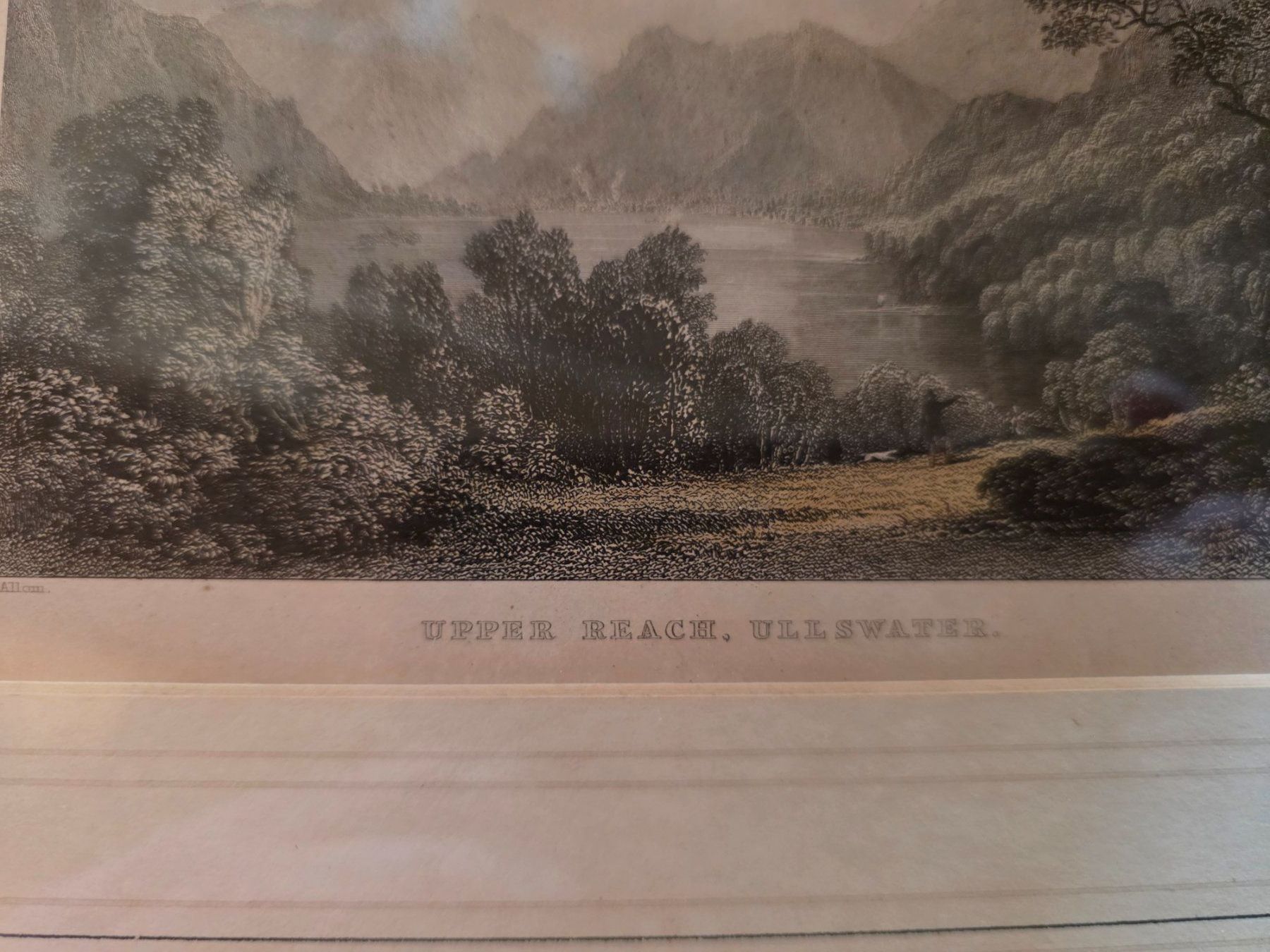 Incisioni: antiker Stich - Upper Beach - Ullswater - Allom Floyd – Usato da Walterswil BE venduto da Lonitti 4